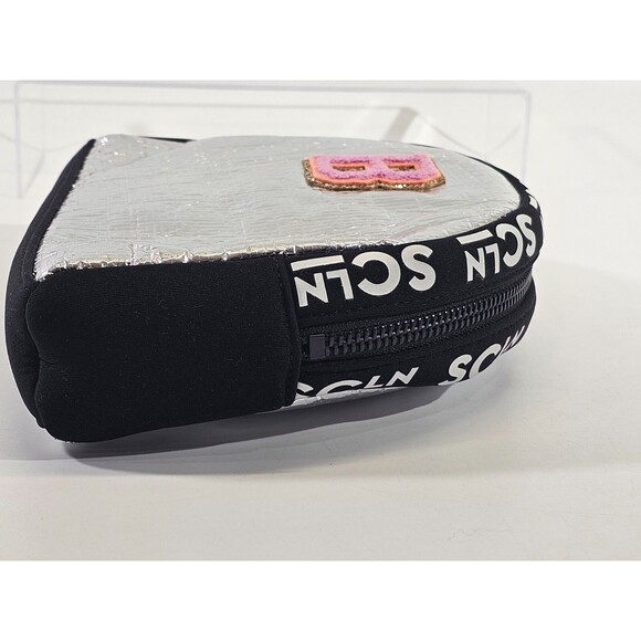 PLK Stoney Clover Lane SCln Foil "B" Monogram Make-Up Bag Organizer Travel Pouch - Picture 4 of 8